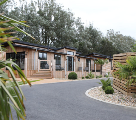 Waterside Holiday Park & Spa lodges