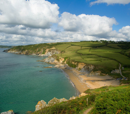 A Cornwall section of the South West coastal path